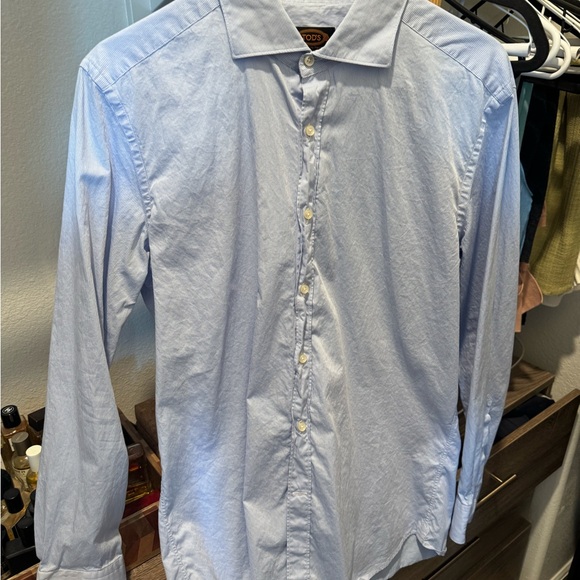 Tod's Other - Men's Light Blue Dress Shirt